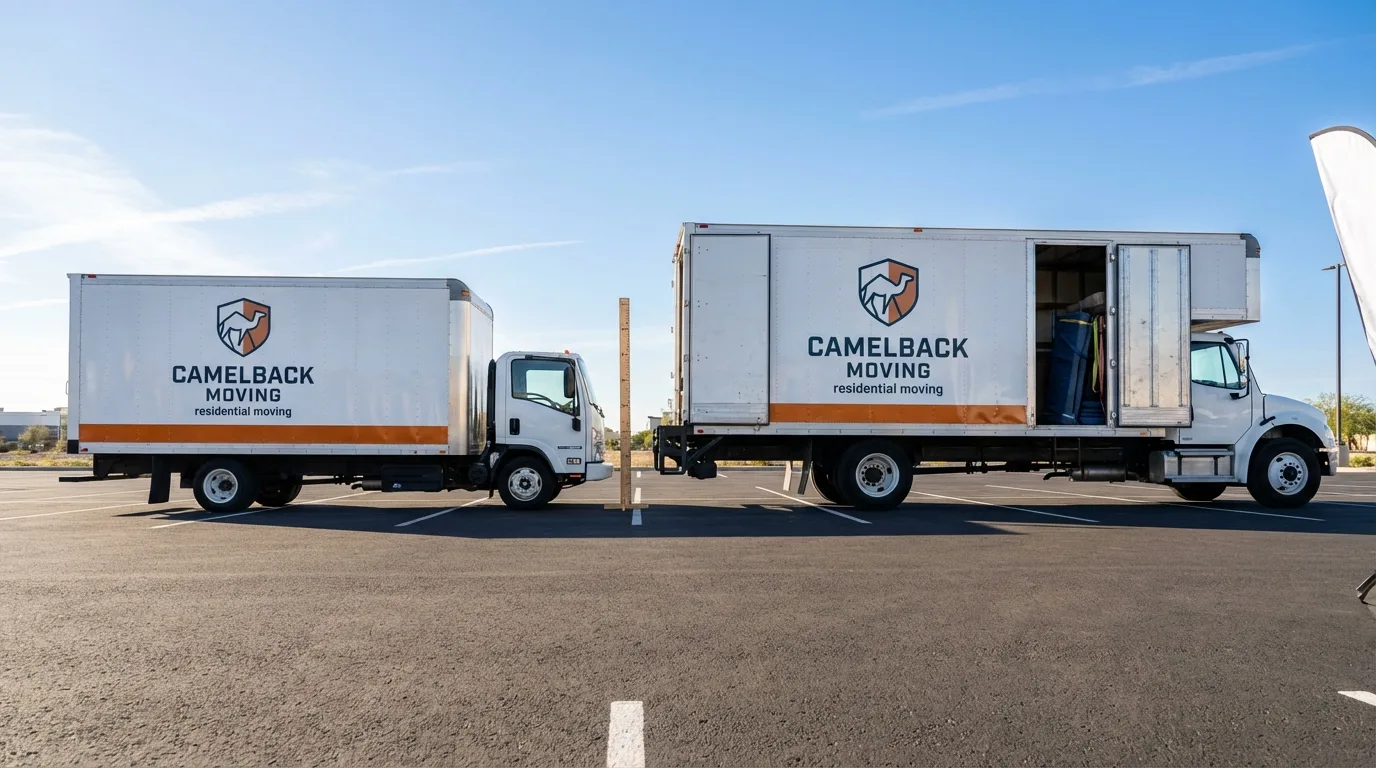 Moving truck size capacity guide in Black Canyon City